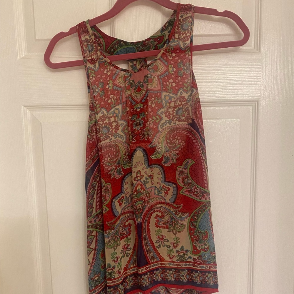 Cute bohemian tank top
